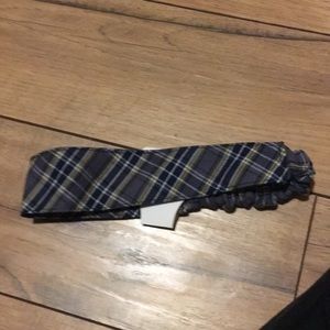 Brand new plaid headband!